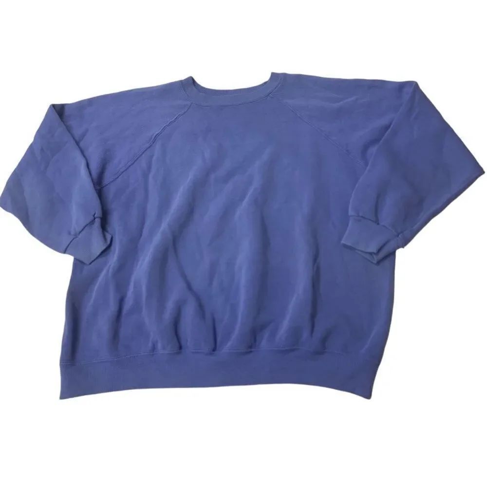 Vintage Hanes Teal Blue Sweatshirt
